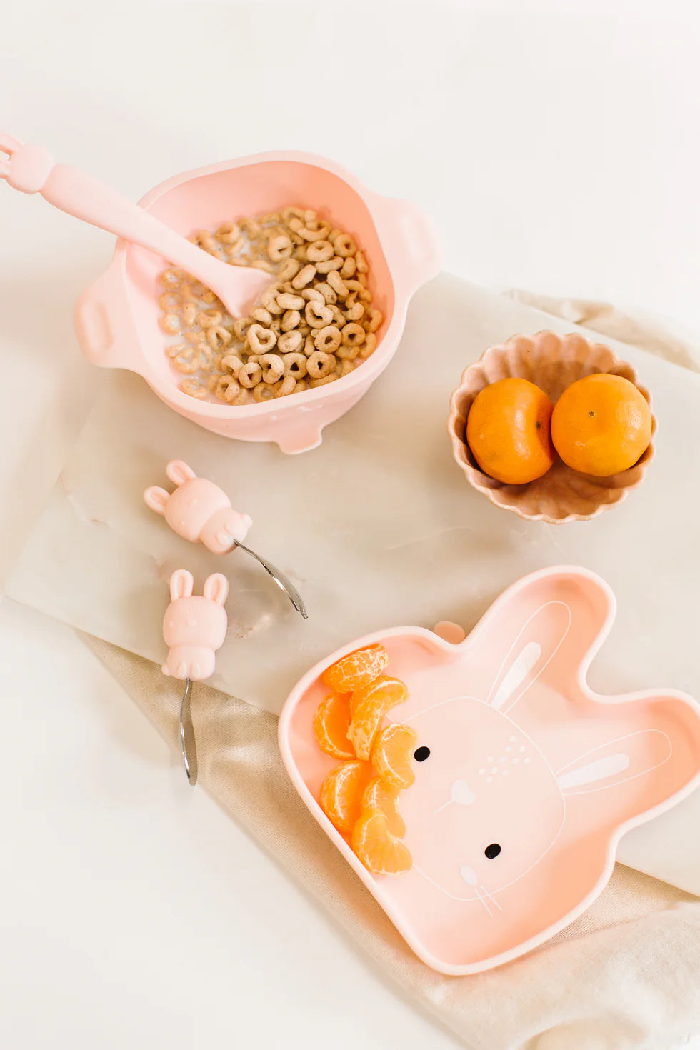 Assiette en silicone - Lapin