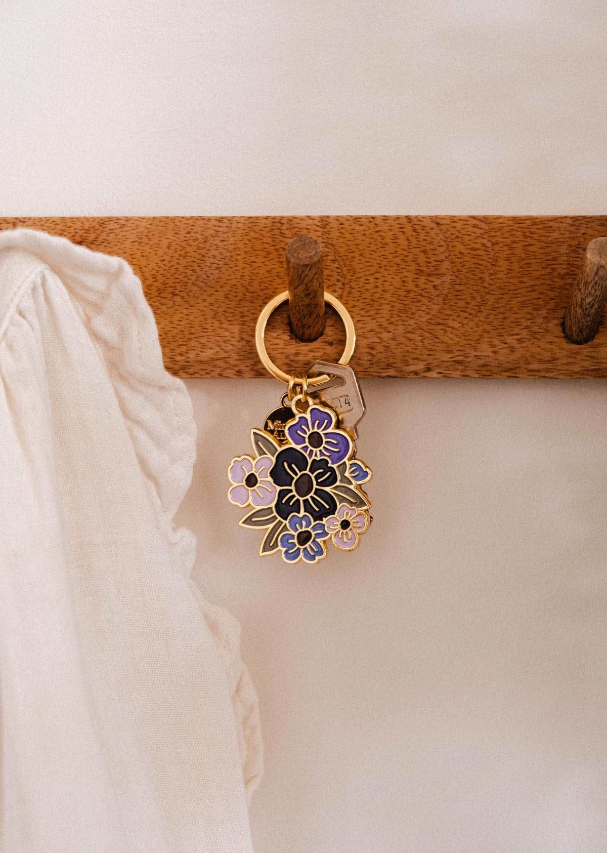 Porte-clés - Bouquet fleuri