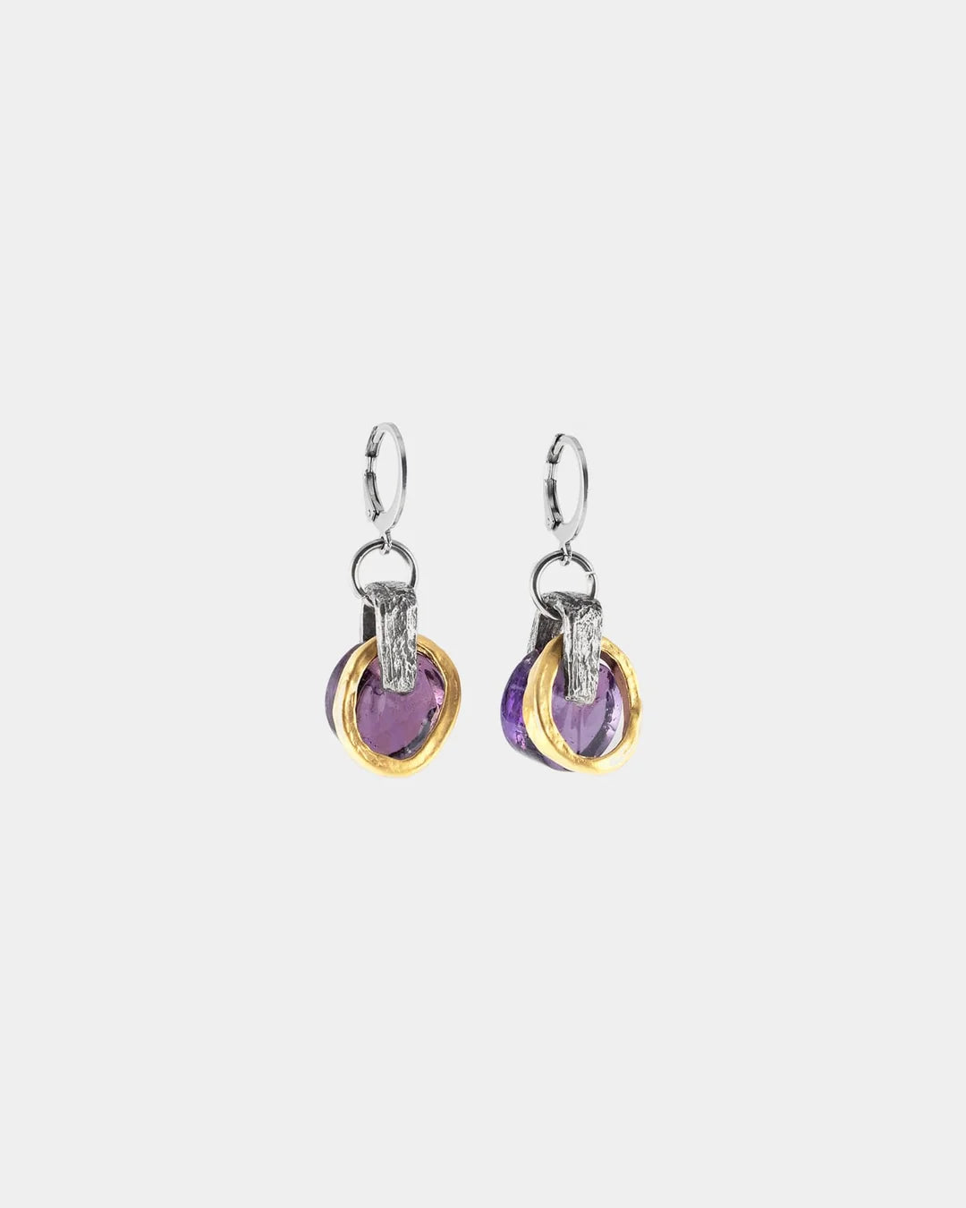 Boucles d'oreilles Elyra - Deux tons - Mûre