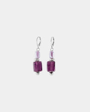 Boucles d'oreilles Hyalie - Argent - Mûre