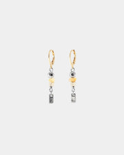 Boucles d'oreilles Elodea - Deux tons - Papier ciré