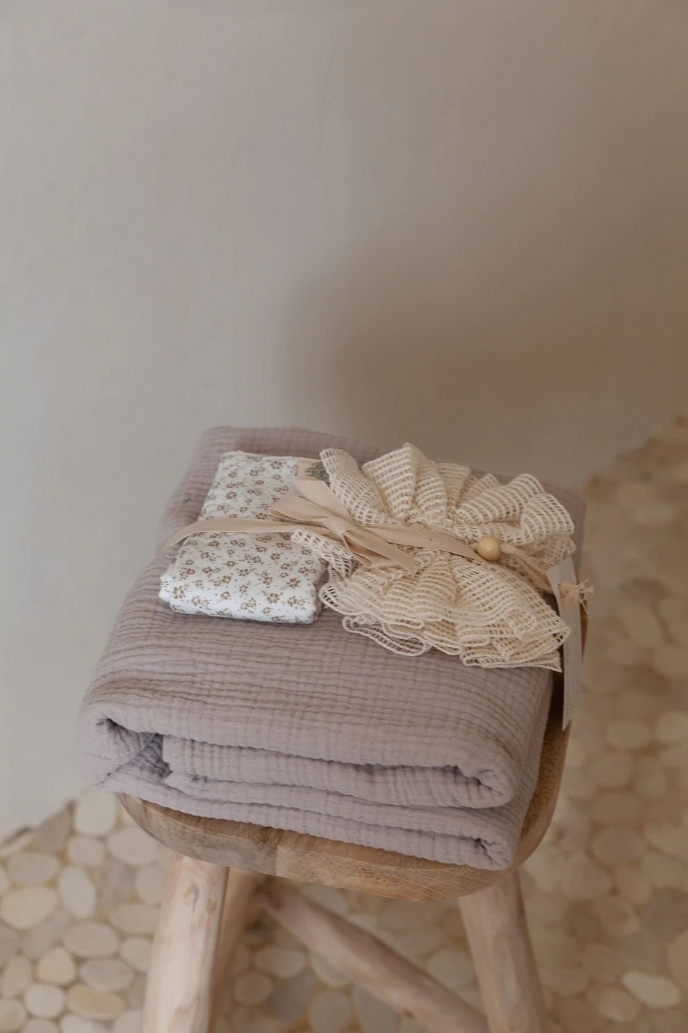 Ensemble bain - Gris pâle