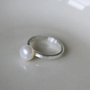 Bague Lone perle - Argent