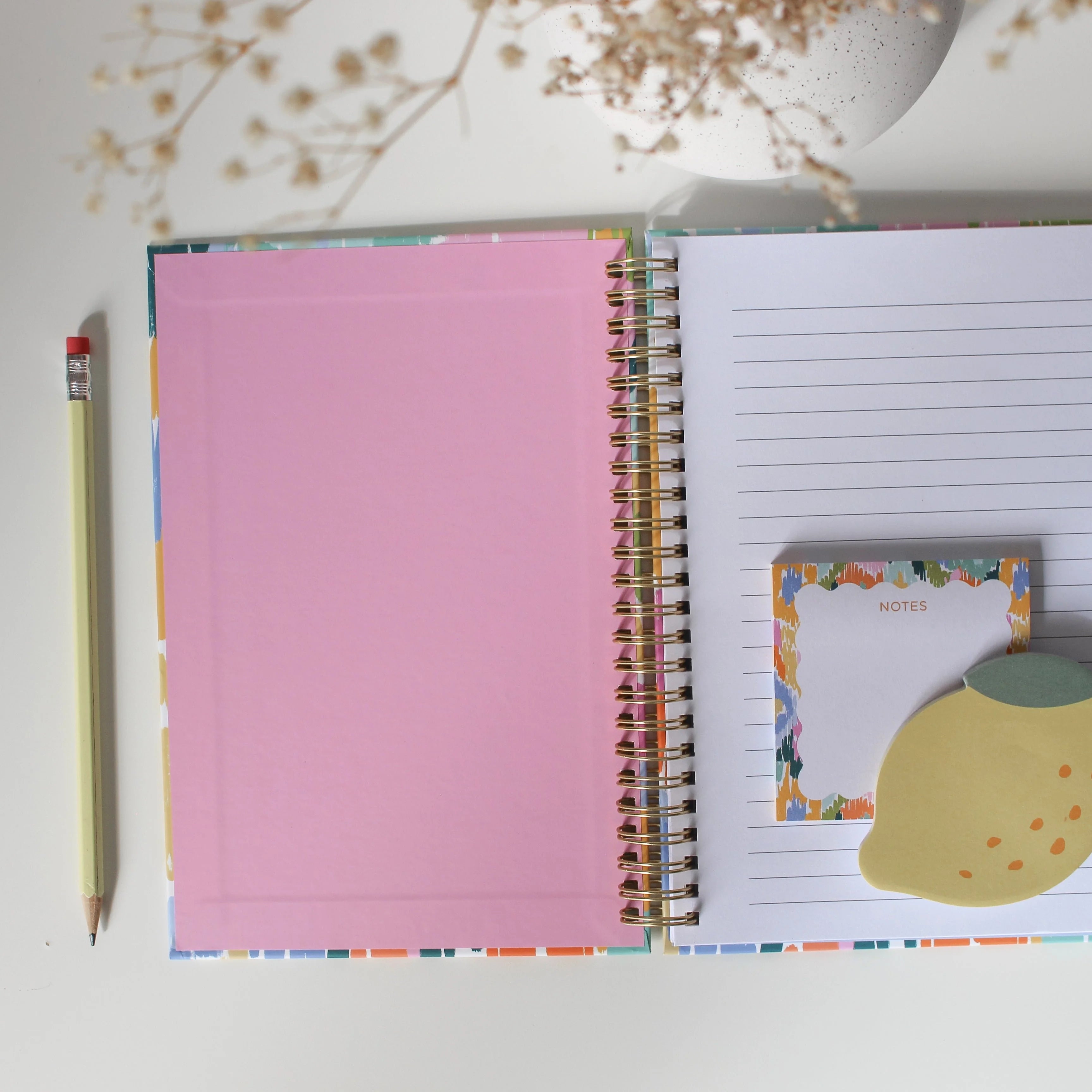 Cahier de notes - Éclat fleuri