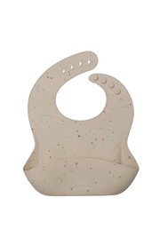 Bavoir en silicone - Avoine chiné