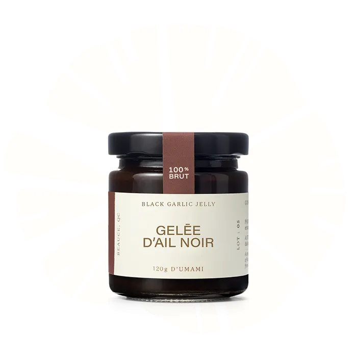 Duo coup de coeur - Purée d'ail noir et gelée d'ail noir