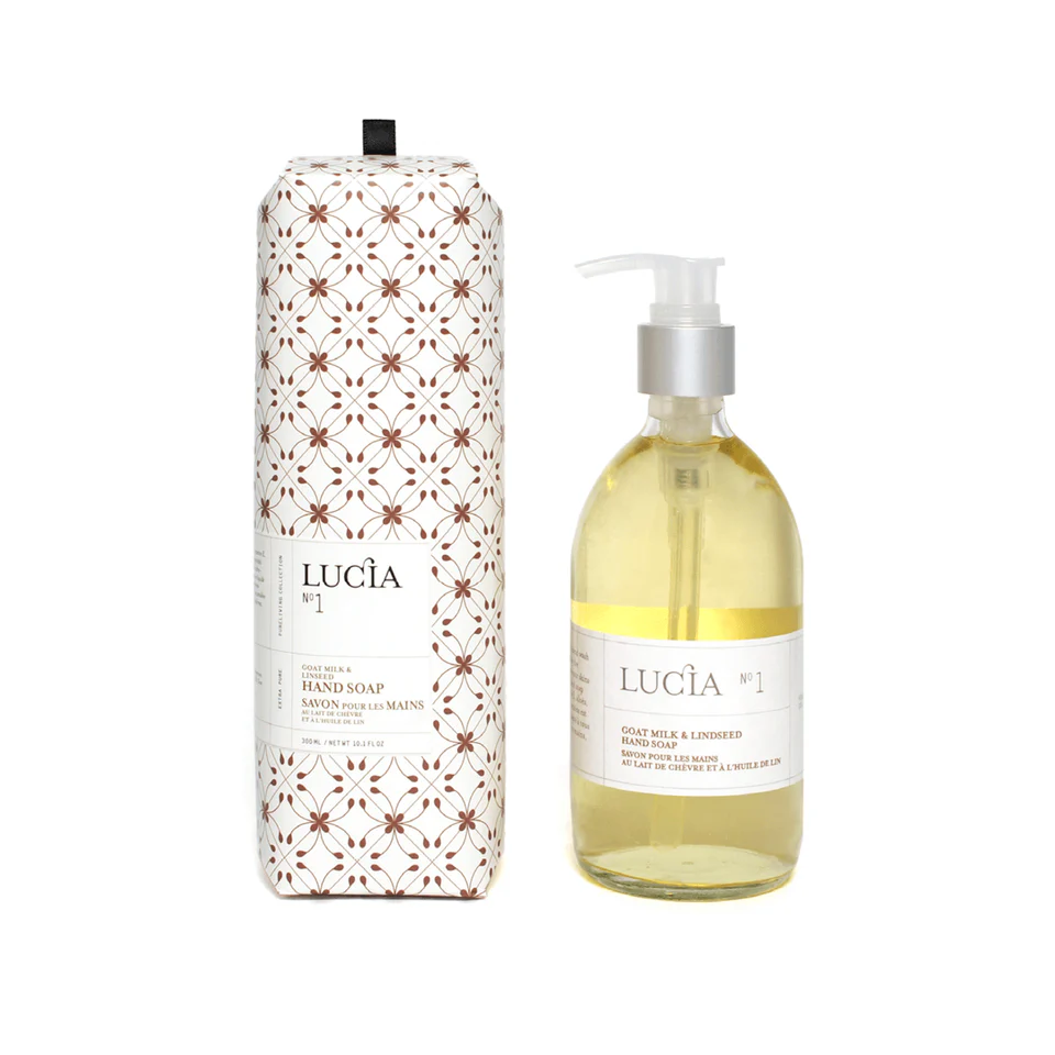Savon liquide pour les mains - Lait de chèvre et huile de lin