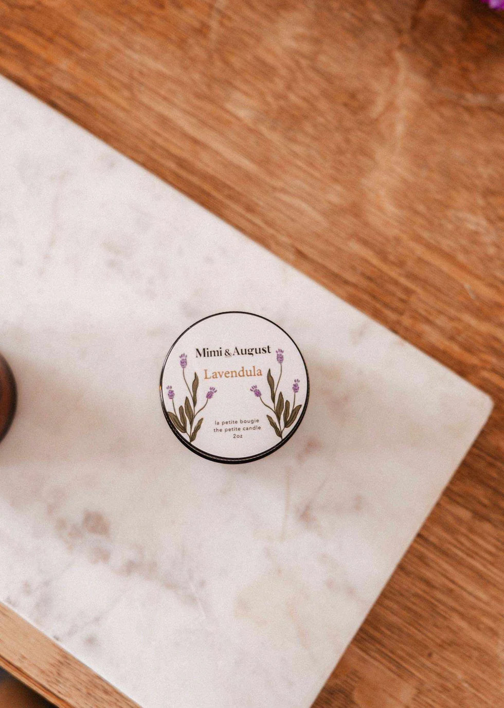 Mini bougie de soya 2 oz - Lavandula