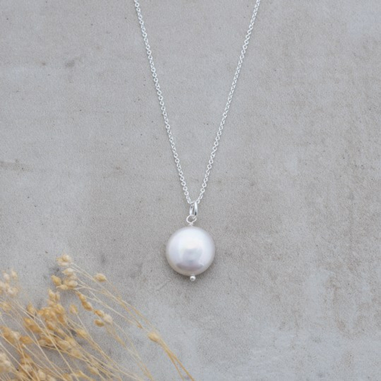 Collier Liv Perle blanche - Or