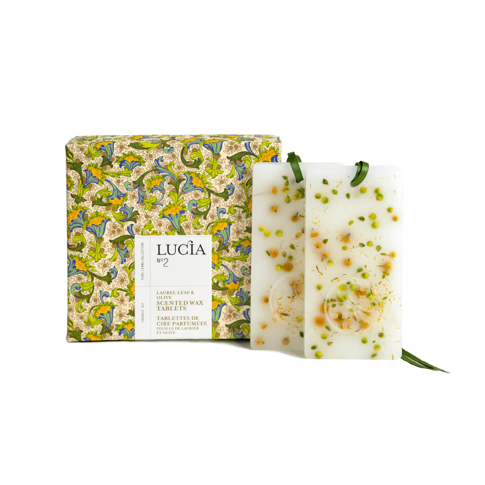 Tablettes de cire - Huile d'olive et feuille de laurier