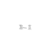 Boucles fixes Sienna - Argent