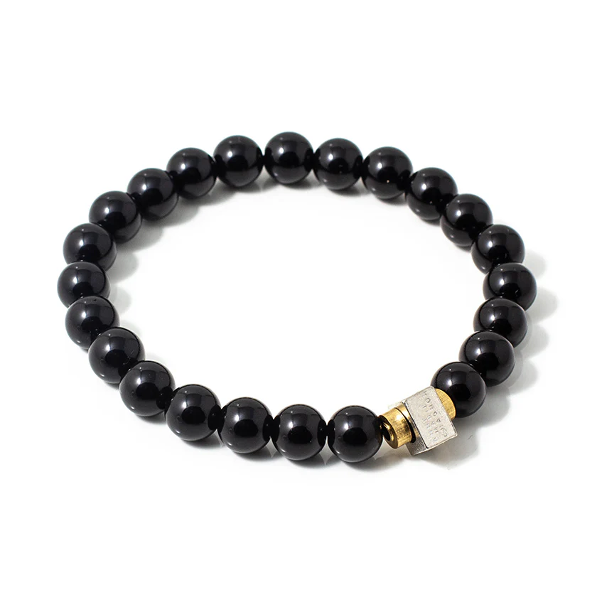 Bracelet Boide - Deux tons - Onyx