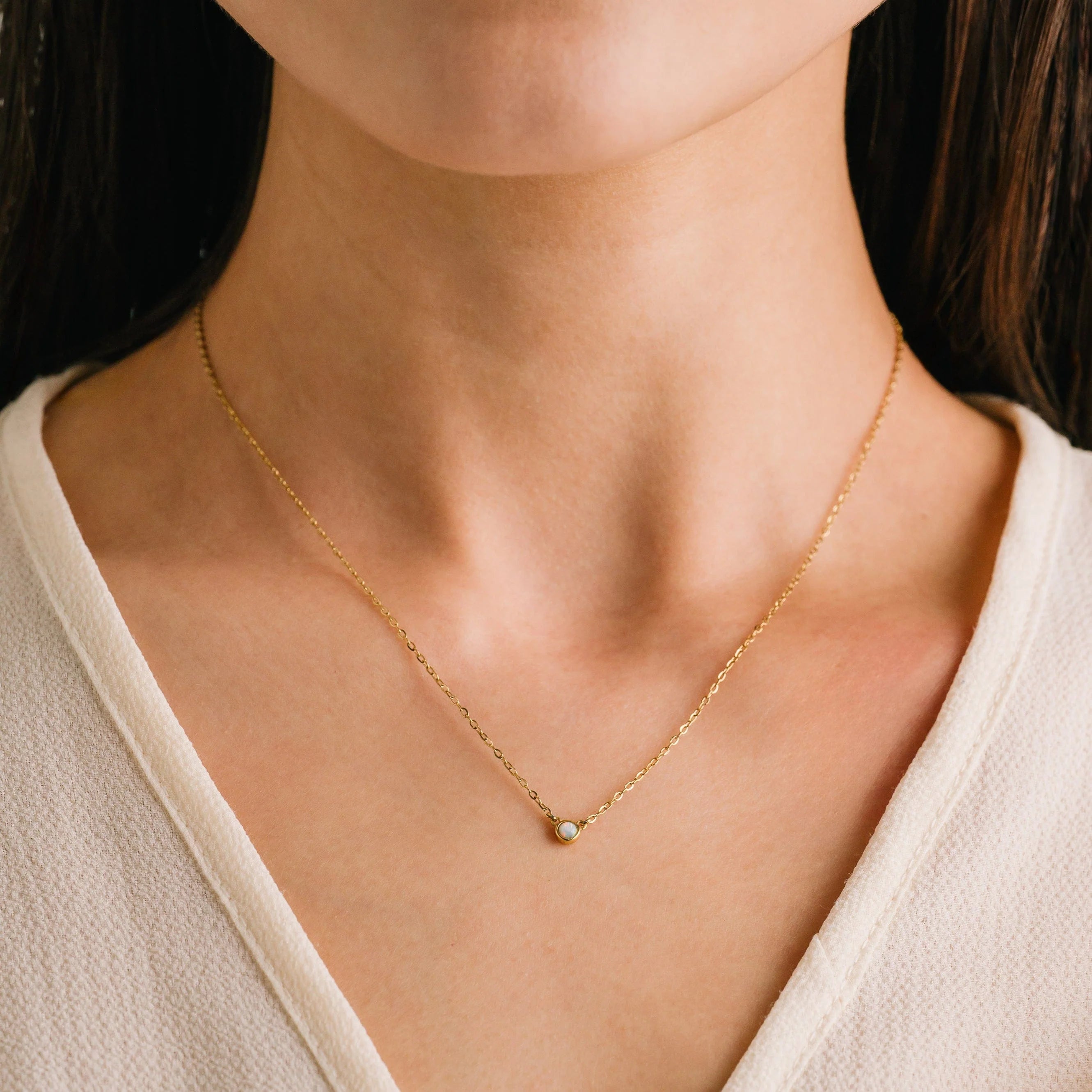 Collier Opale - Or