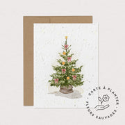Carte de souhaits à planter - Zeste de Noël