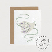 Carte de souhaits à planter - Envolée