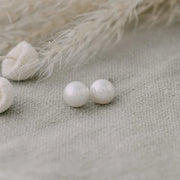 Boucles d'oreilles Perle - Argent