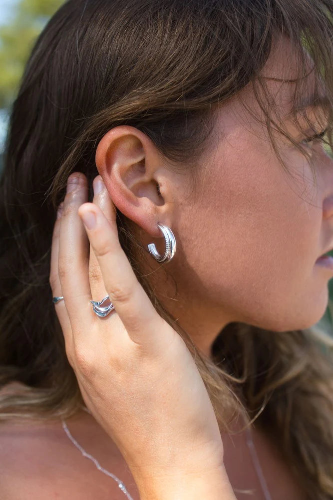Boucles d'oreilles Quirina - Argent