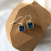 Boucles d'oreilles Radiance Bleu ciel - Or