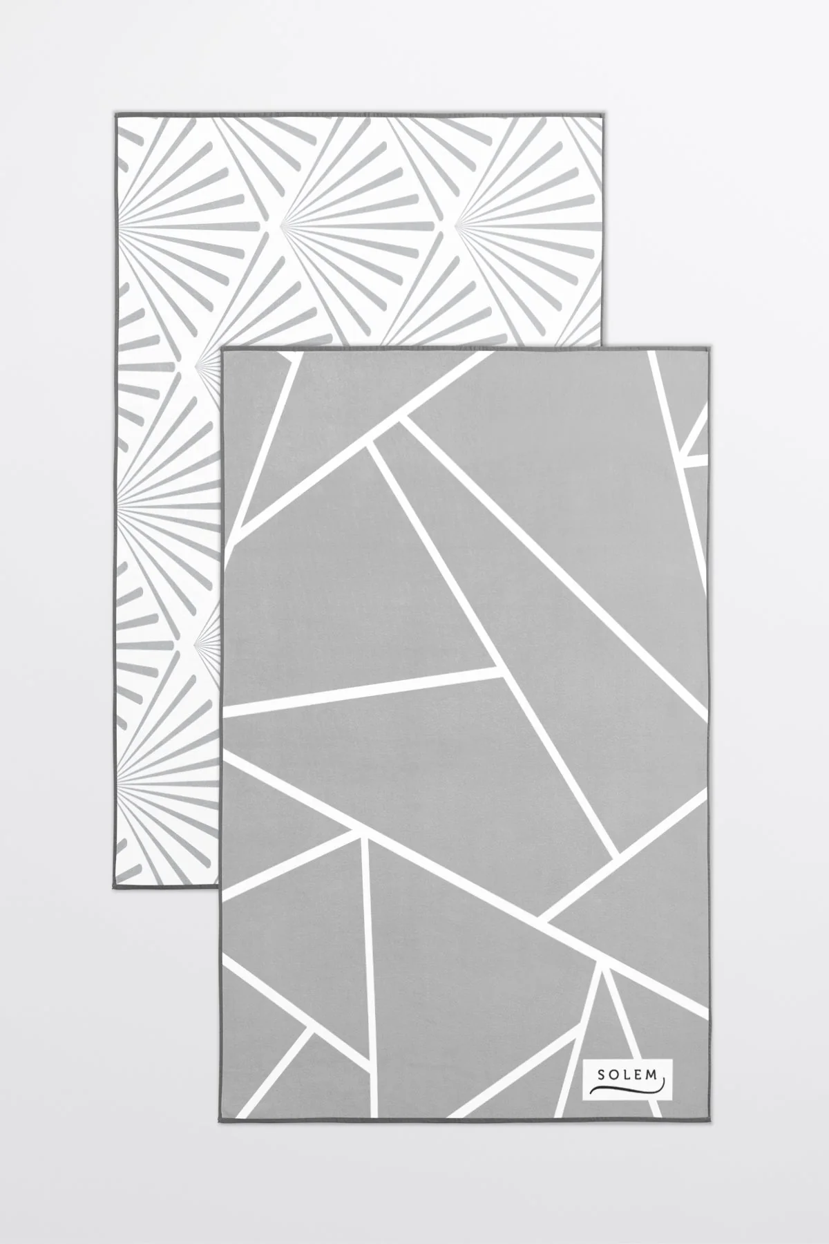 Linges à vaisselle en microfibre (Lot de 2) - Les raffinés gris
