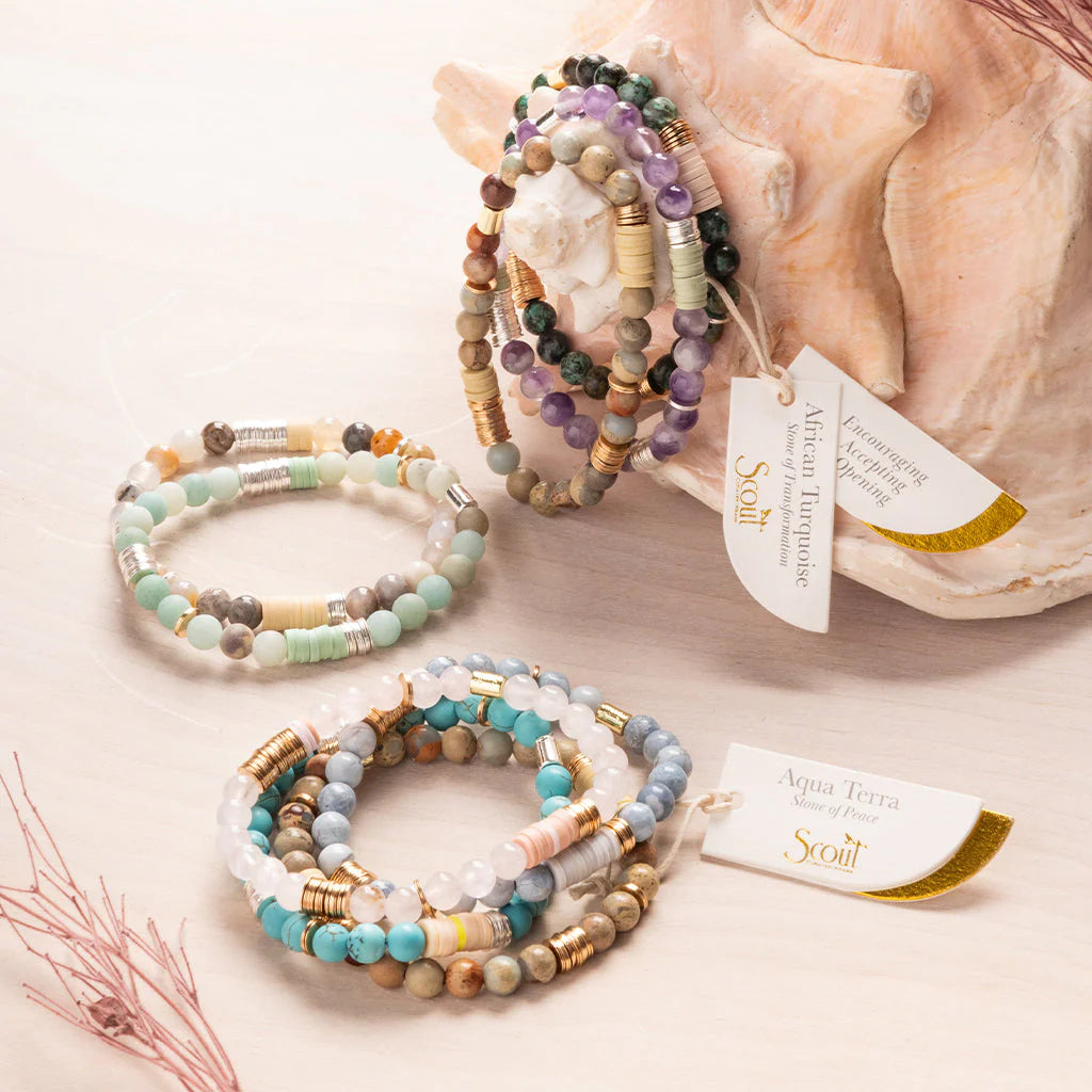 Bracelet intermix Améthyste - Argent