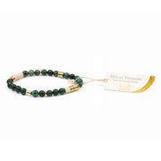 Bracelet intermix Turquoise africaine - Or