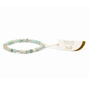 Bracelet intermix Amazonite - Argent