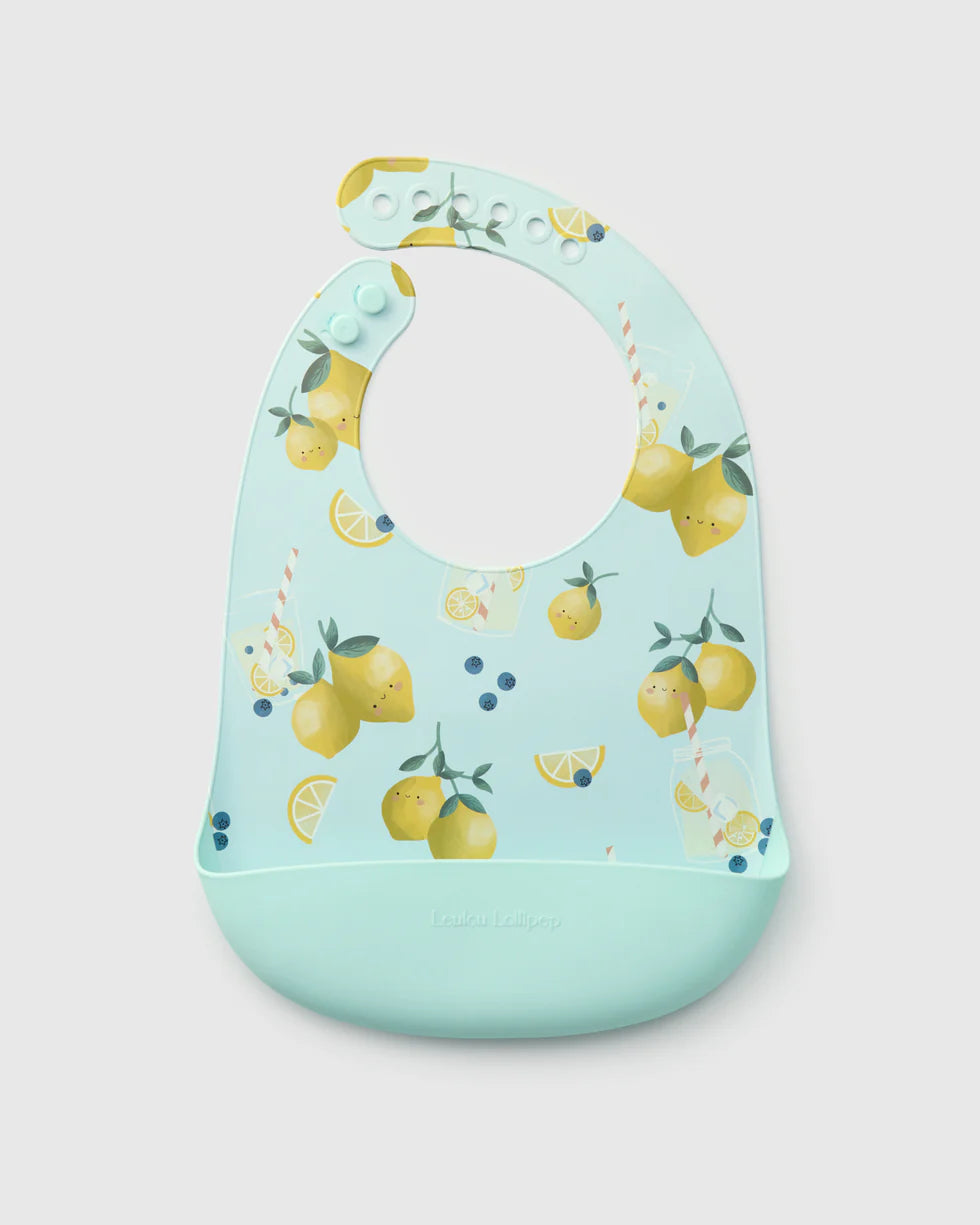Bavoir en silicone - Citron pressé