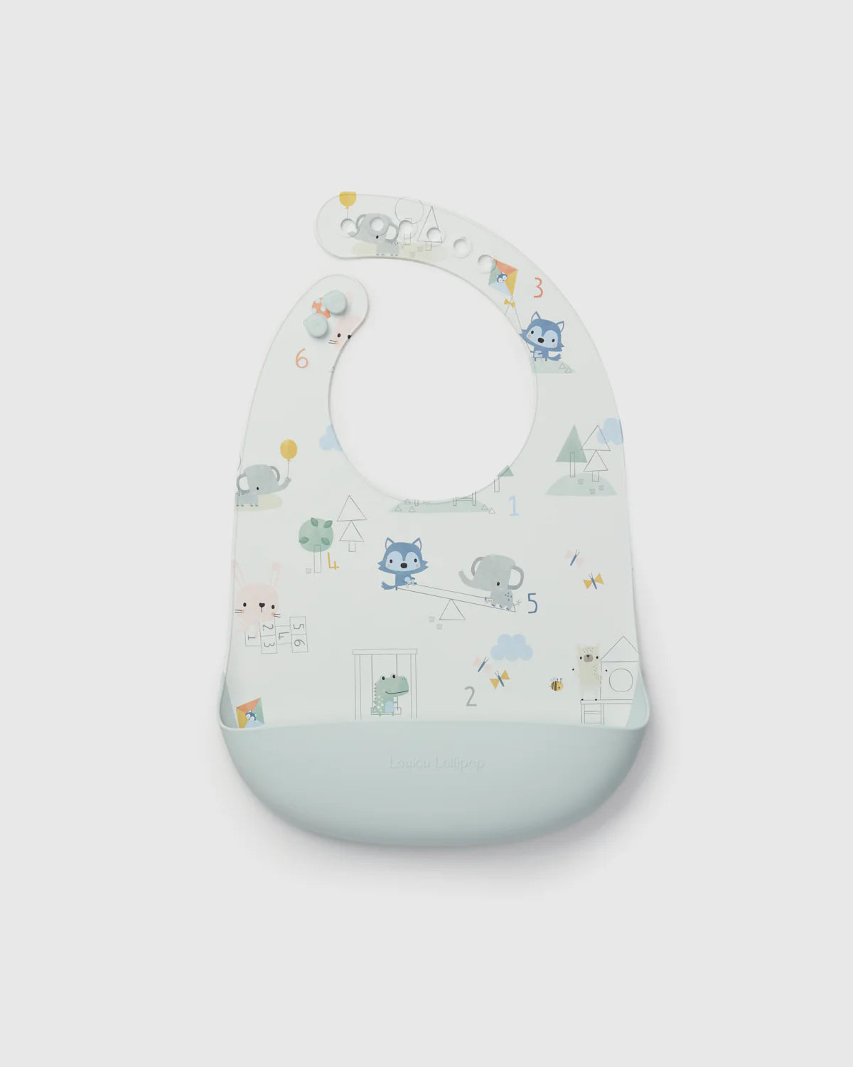 Bavoir en silicone - Mini mathématiciens