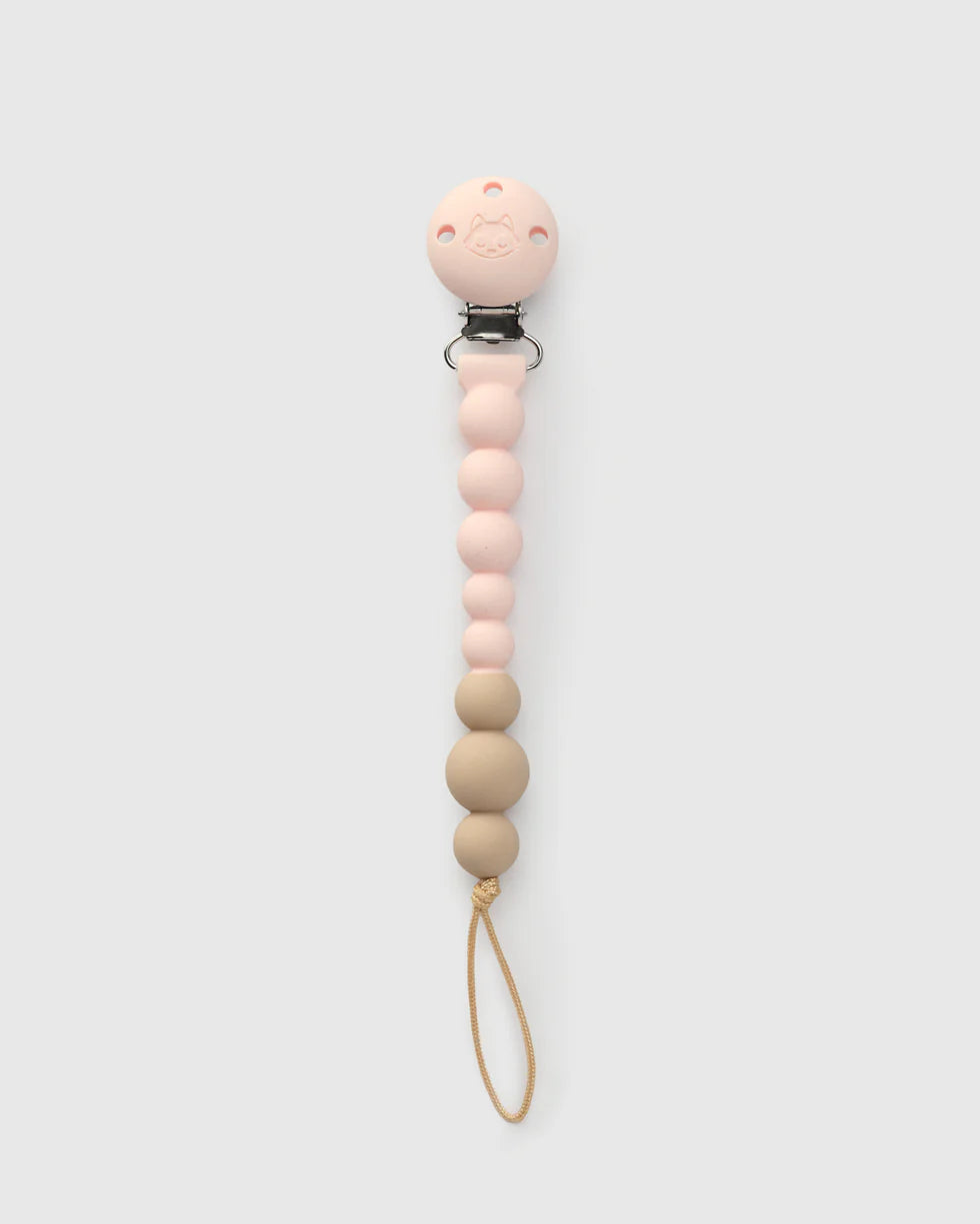 Attache-sucette Pacifier clip - Rose quartz