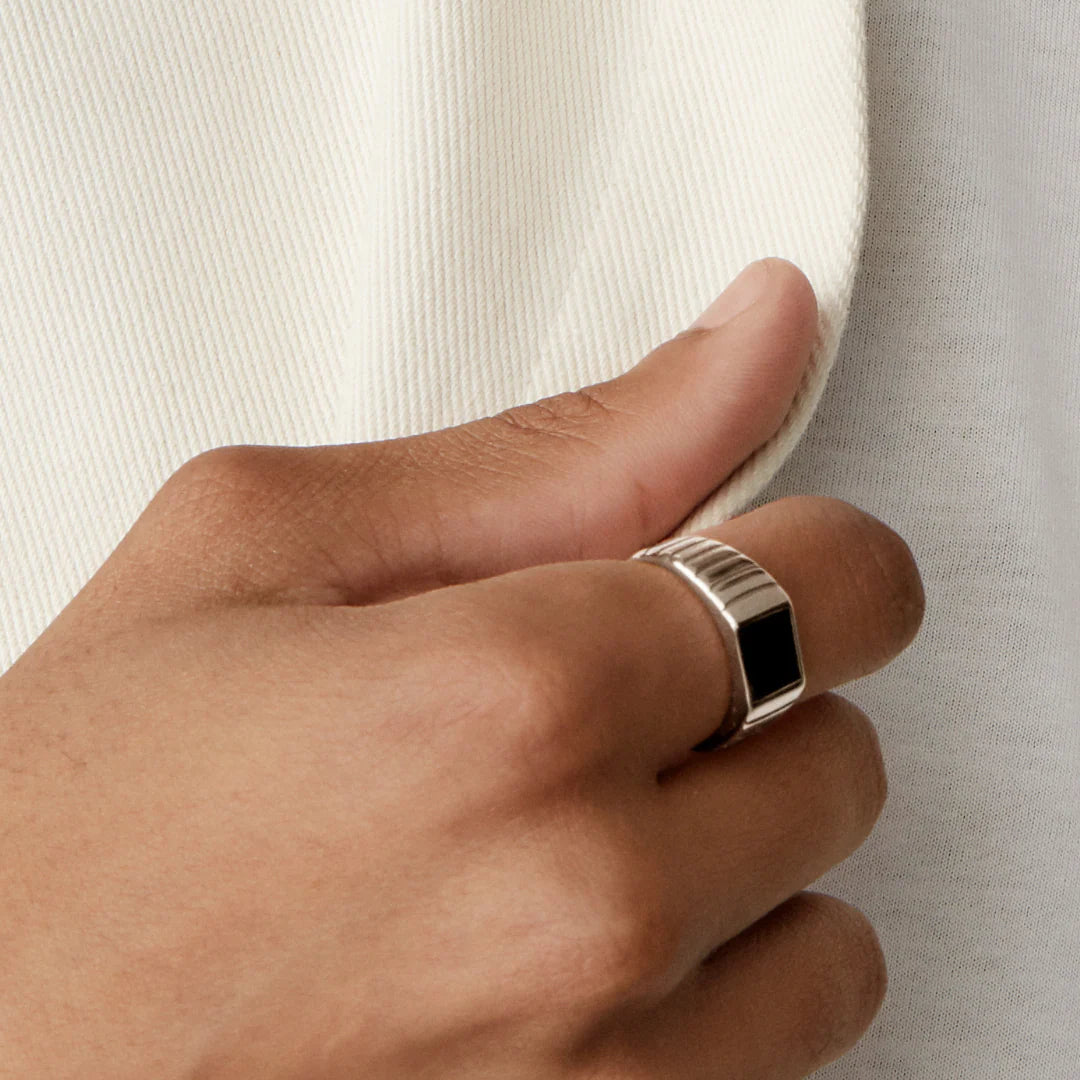 Bague Hommes London - Argent