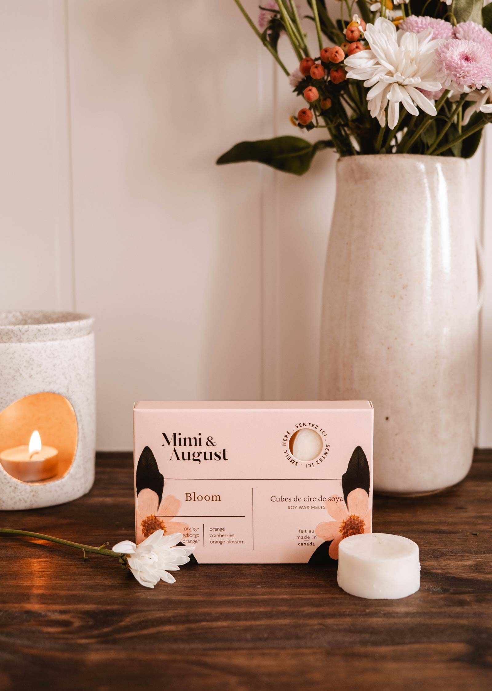 Cubes de cire de soya - Bloom