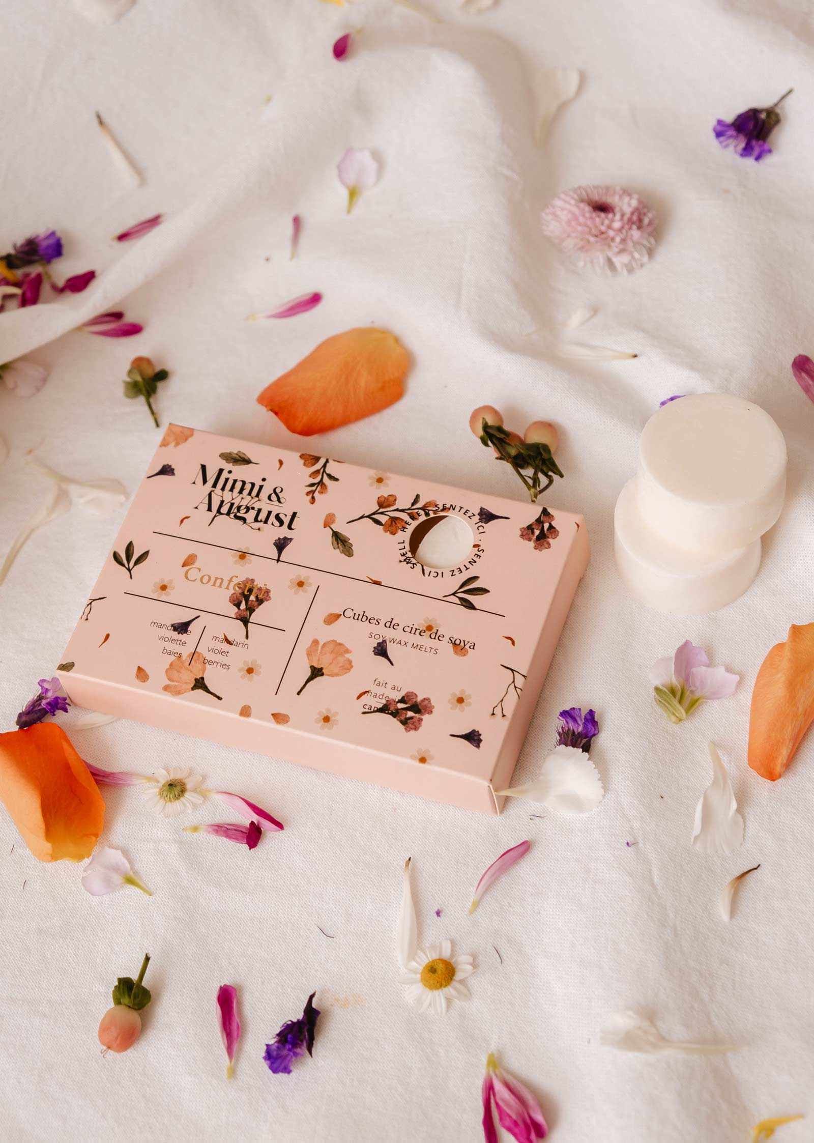 Cubes de cire de soya - Confetti