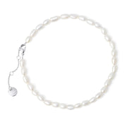 Bracelet de cheville Crystal - Argent
