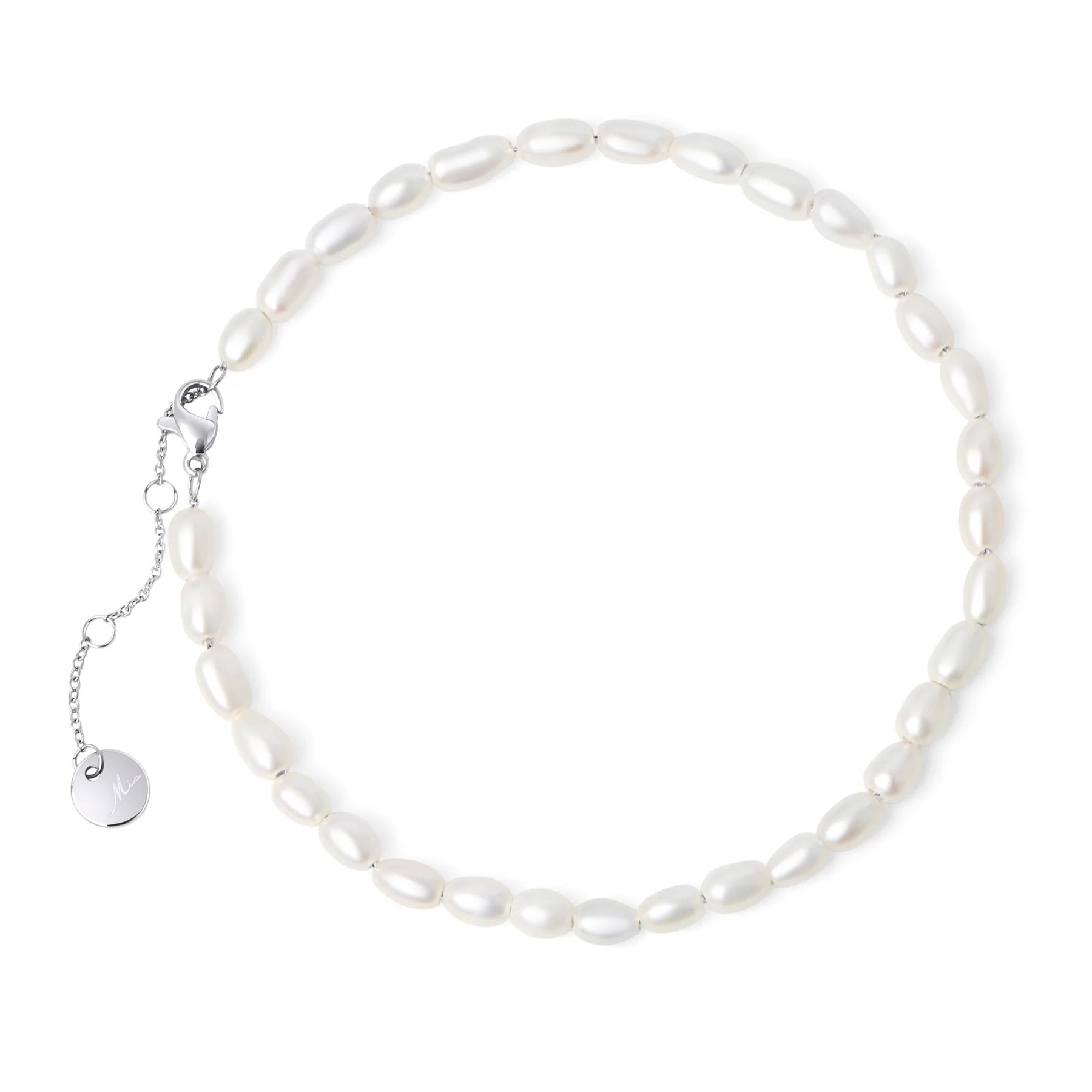 Bracelet de cheville Crystal - Argent