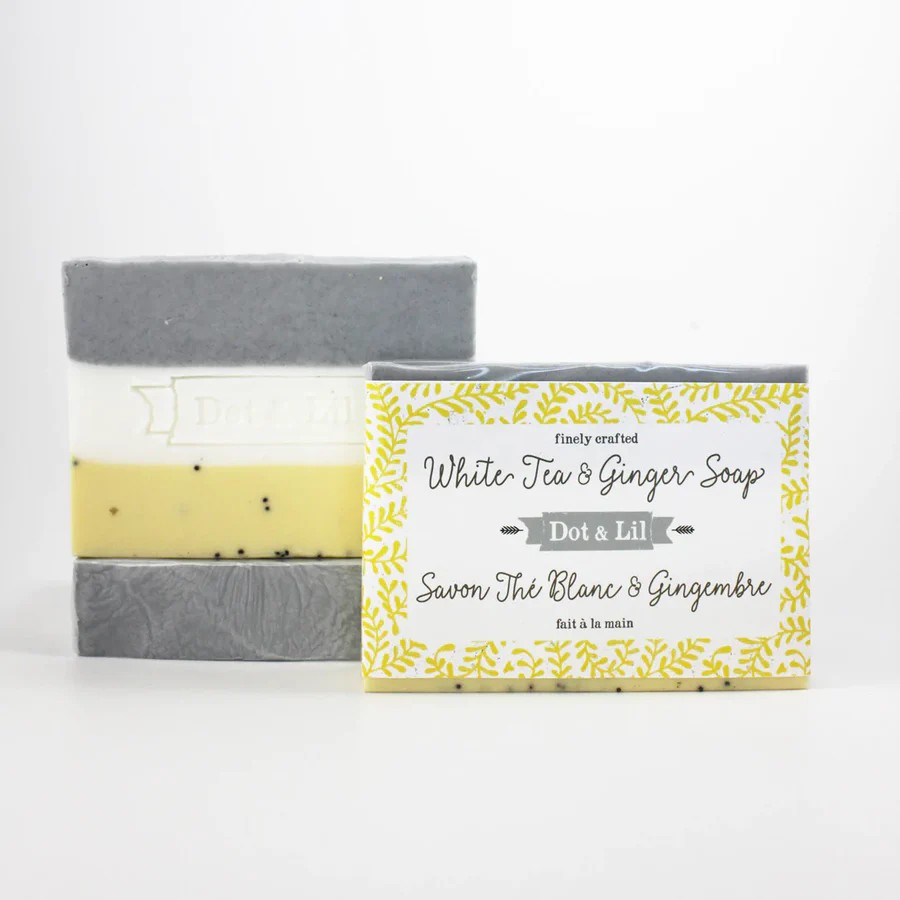 Savon en barre - Thé blanc et gingembre