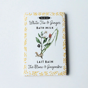 Sachet lait de bain - Thé blanc et gingembre