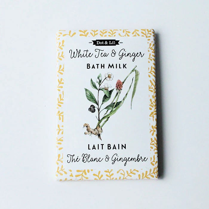 Sachet lait de bain - Thé blanc et gingembre