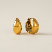 Boucles d'oreilles Oval puff - Or