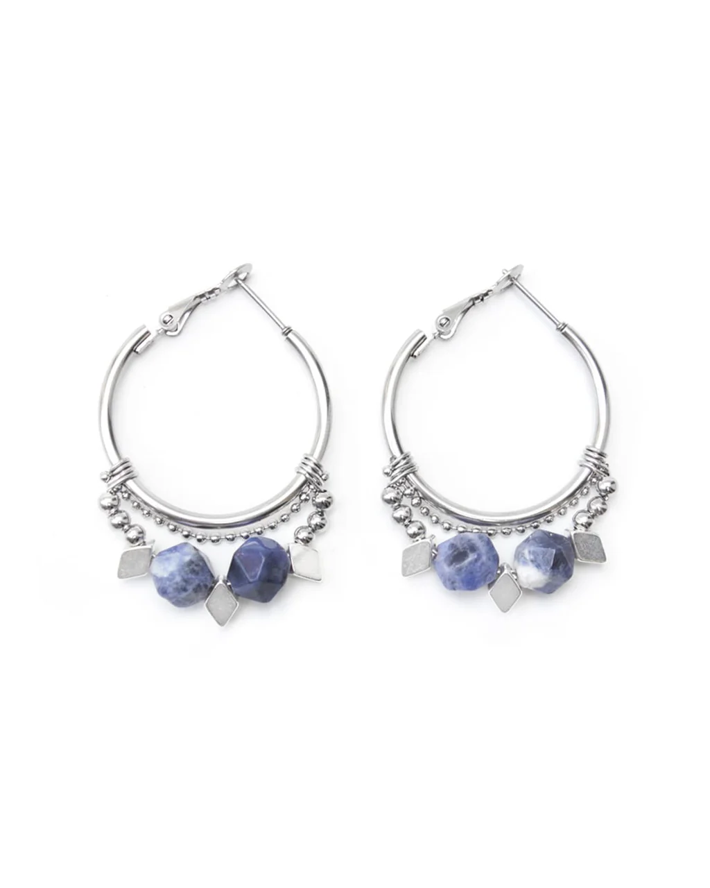 Boucles d'oreilles Zenith - Argent