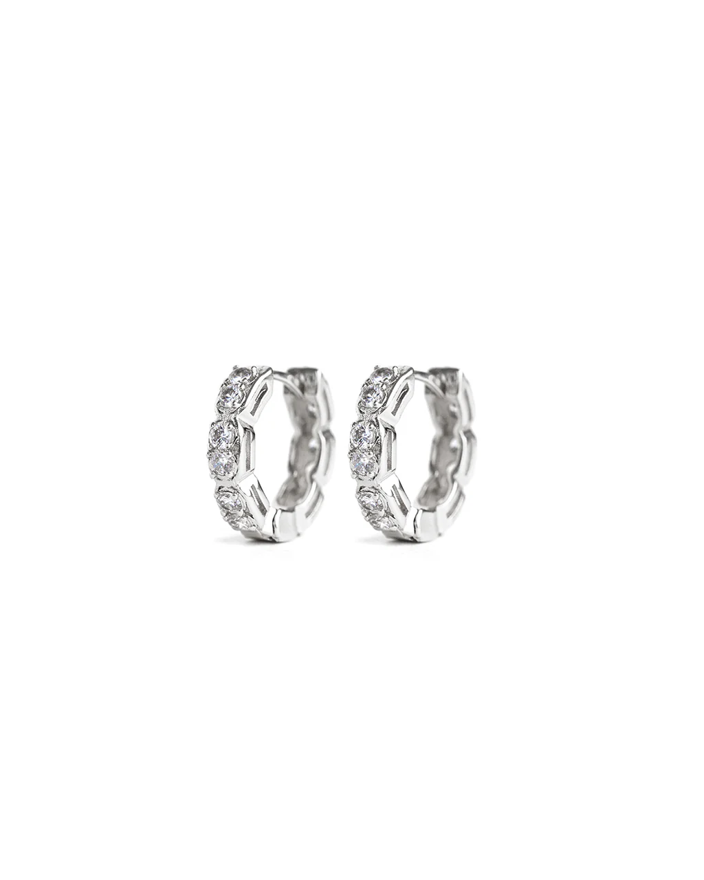 Boucles d'oreilles Cruz - Argent