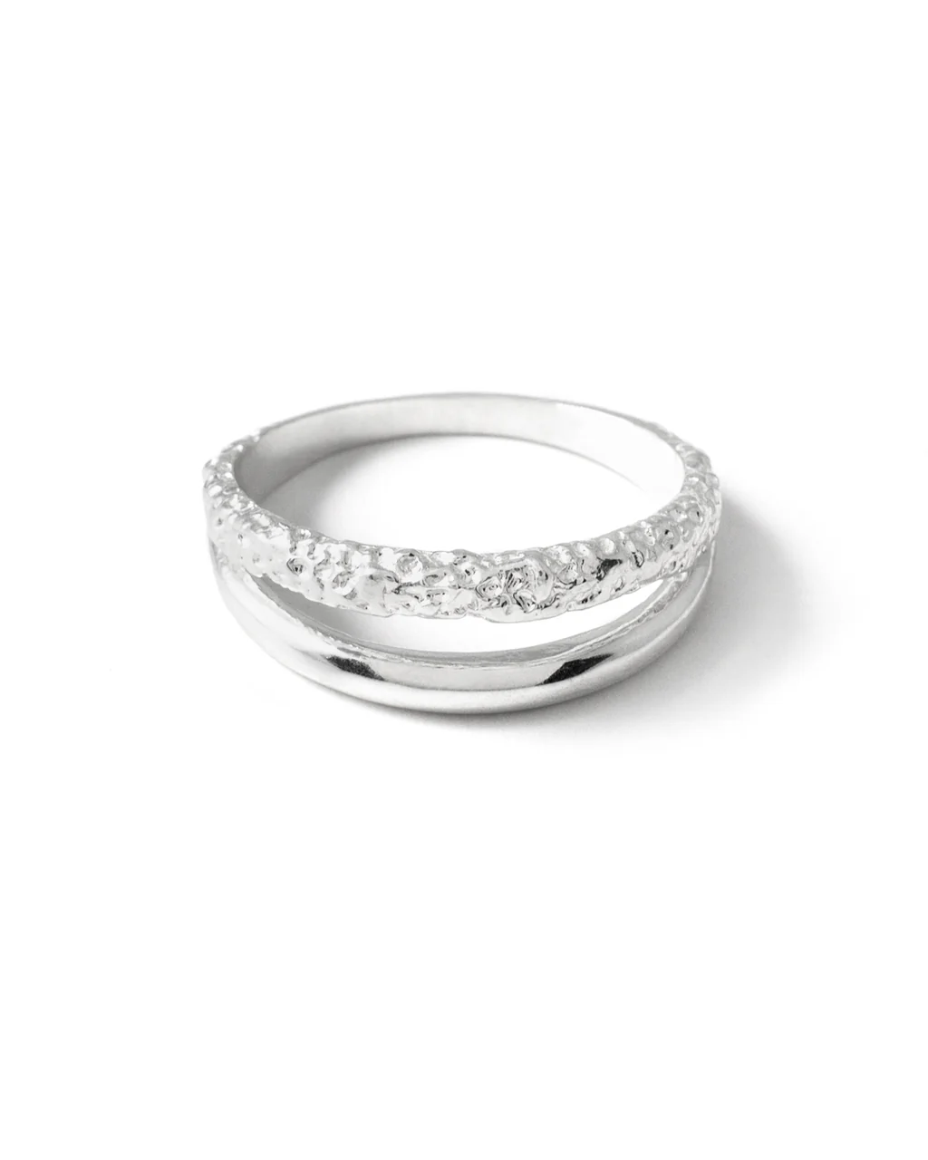 Bague Dopio - Argent Sterling