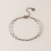 Bracelet superposé Ray - Argent