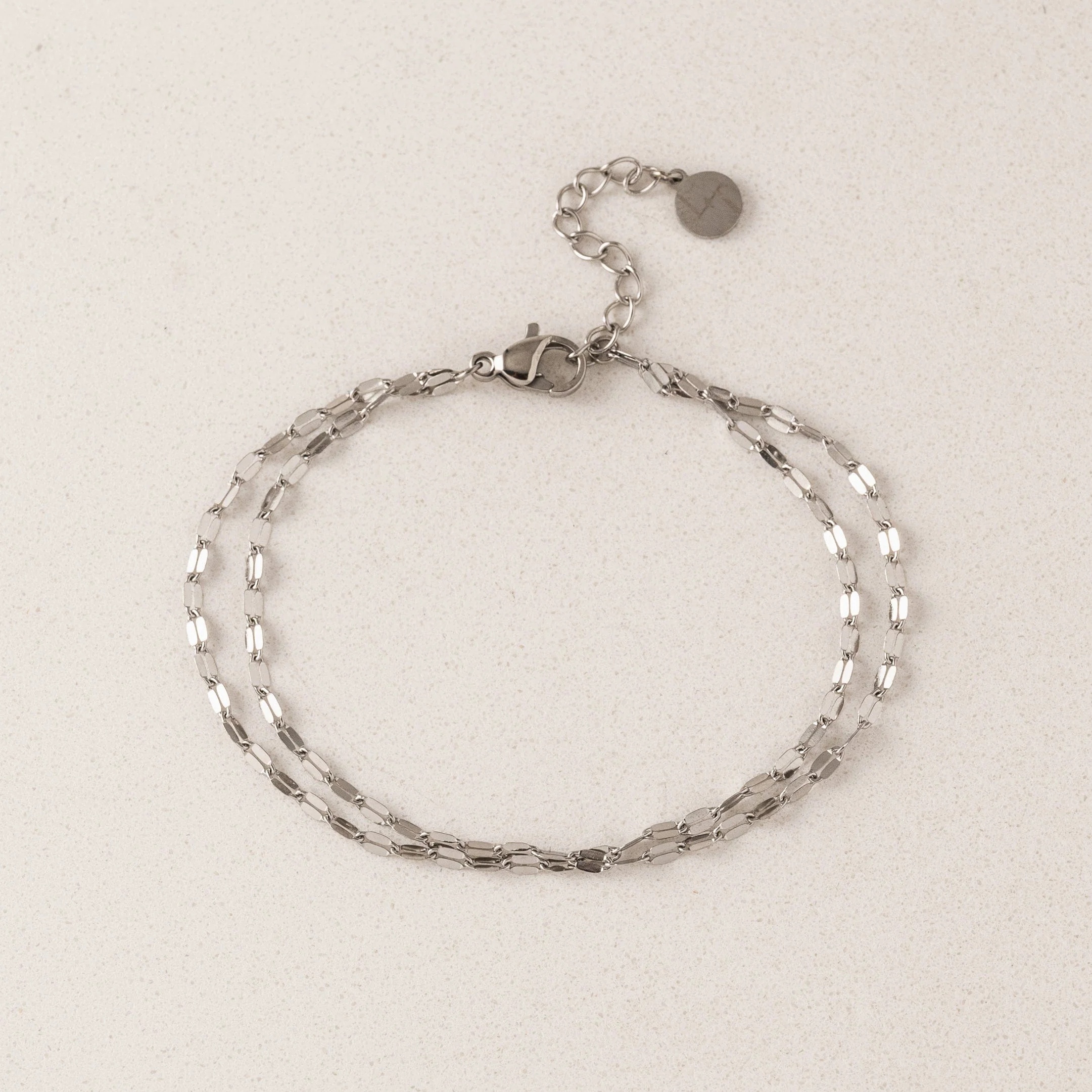 Bracelet superposé Ray - Argent