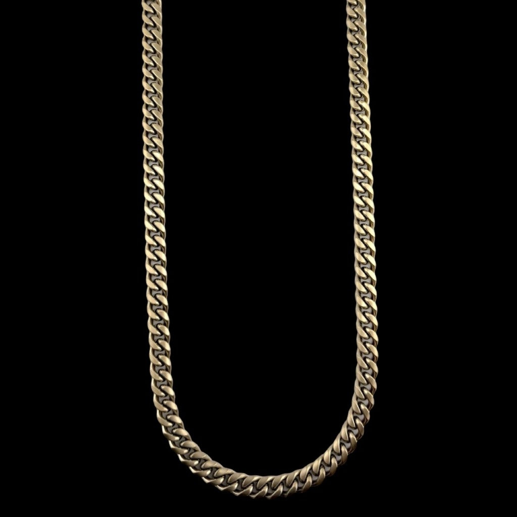 Chaîne Alpha - Or Mat 14k