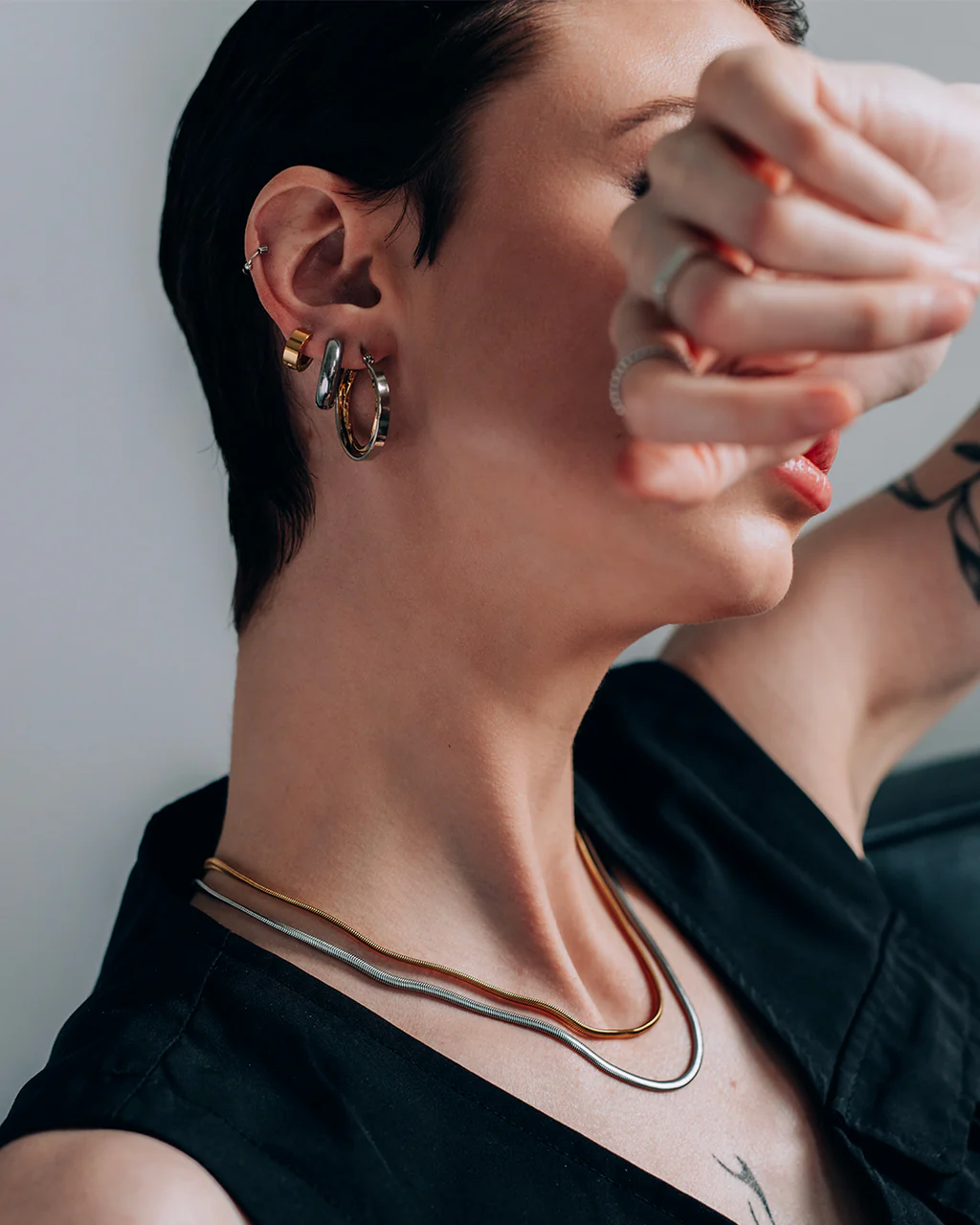 Boucles d'oreilles Hugues - Argent