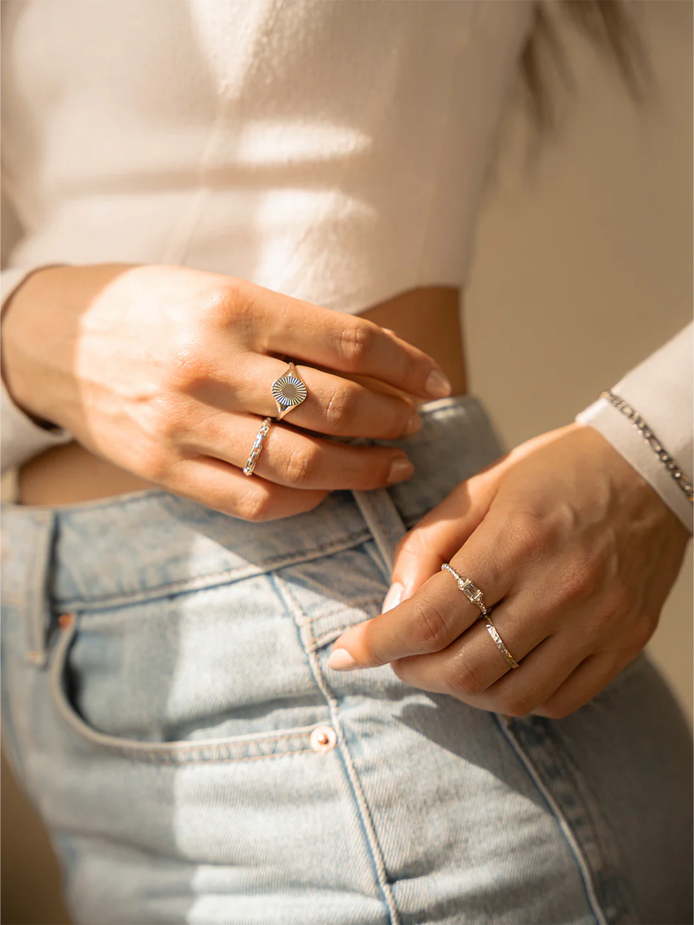 Bague Oro - Argent Sterling