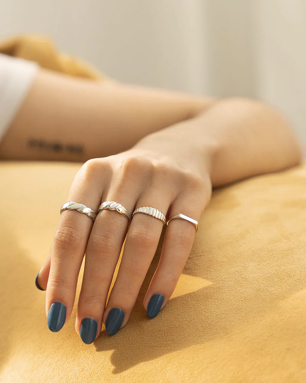 Bague Fuso - Argent Sterling