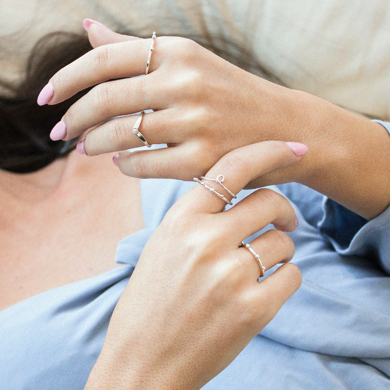 Bague Kolam - Argent Sterling