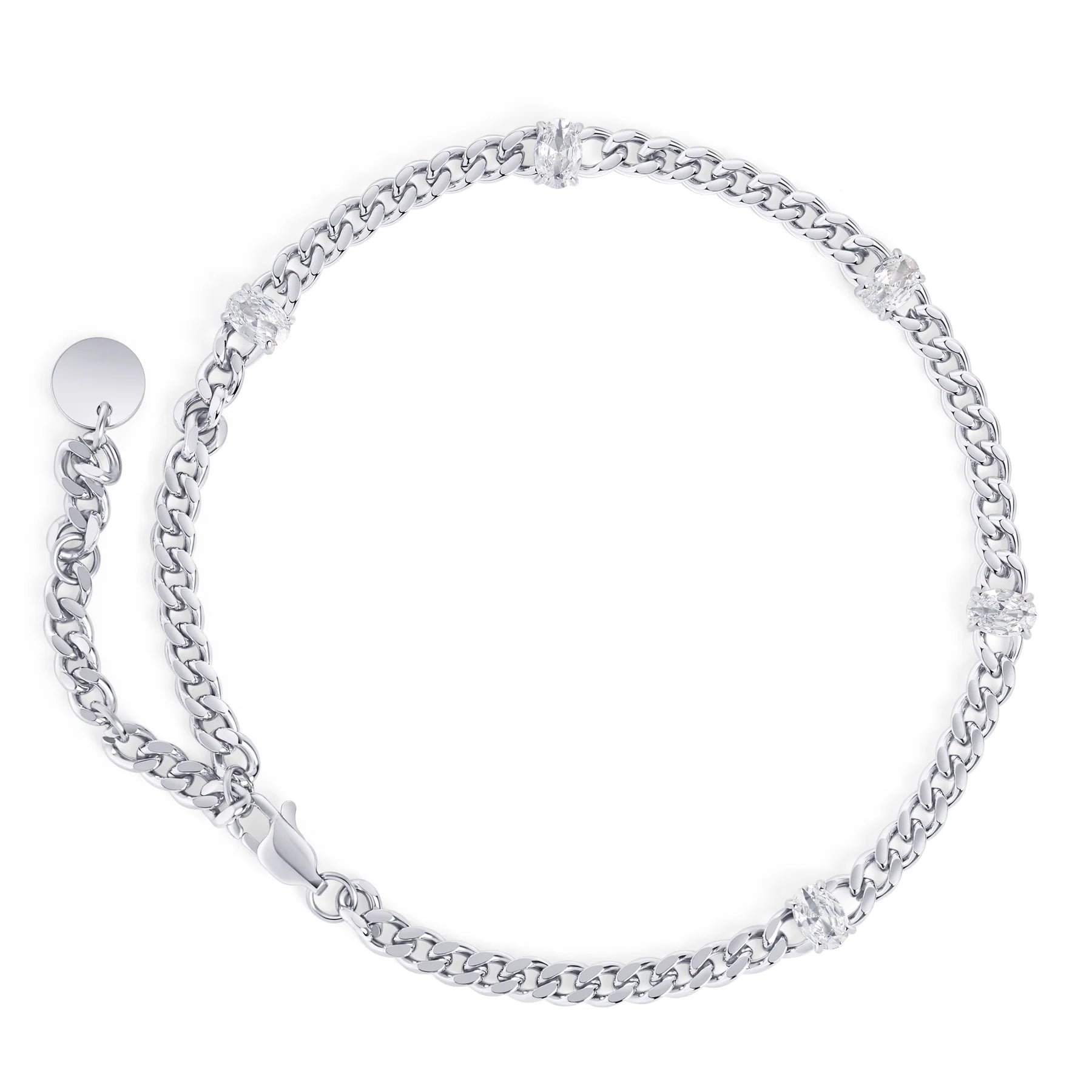Bracelet de cheville Elysia - Argent