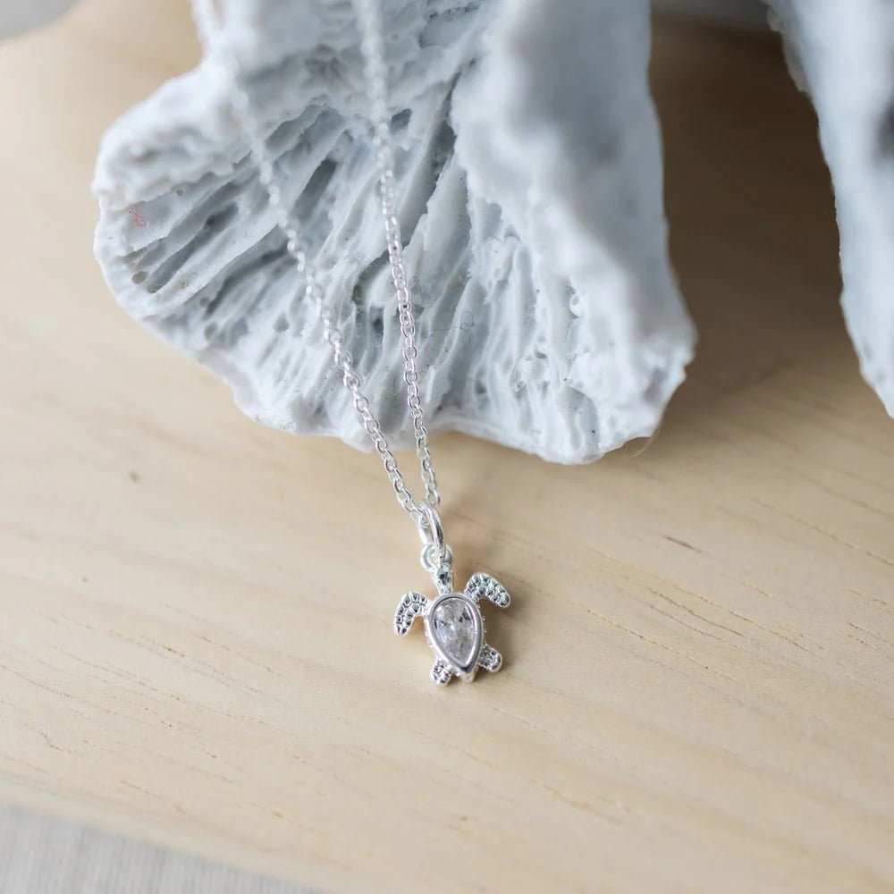 Collier Turtle treasure - Argent